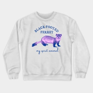 Endangered Black-Footed Ferret Crewneck Sweatshirt